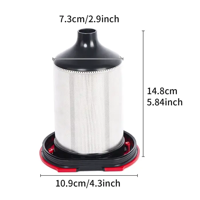 Pour aspirateur à main sans fil Bosch Unlimited 10, Unlimited 9, série BBS931,BCS932 12050162/12049774, filtres et maille en acier