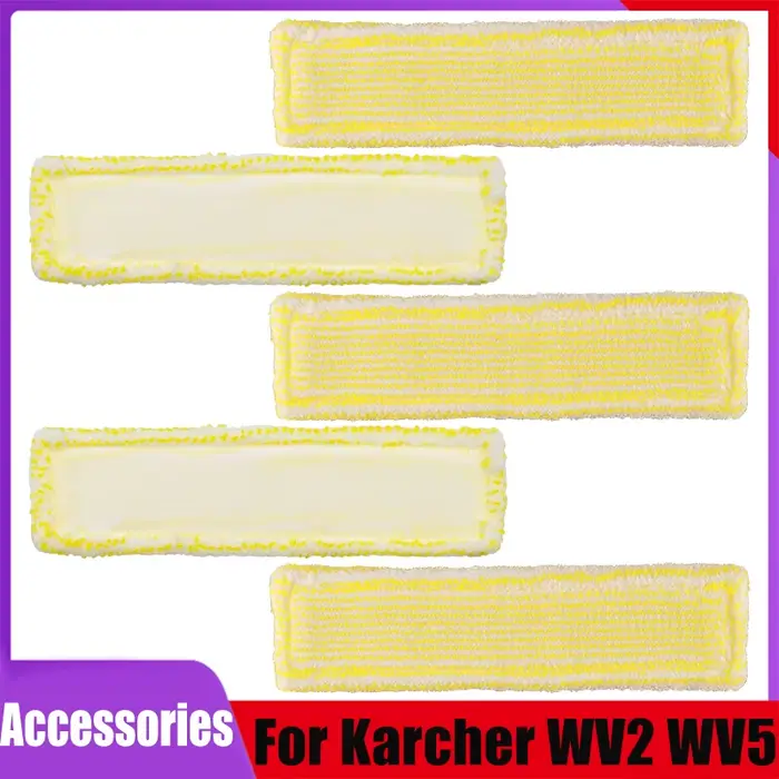 Pour Karcher WV2 WV5 aspirateur de fenêtre lavable vadrouille tissu pièces de rechange verre propre chiffons essuyer