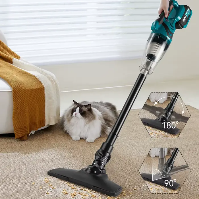 Aspirateur sans fil pour Makita 18V batterie 10000Pa Portable électrique sans fil nettoyage outils électriques pour la maison poils d'animaux