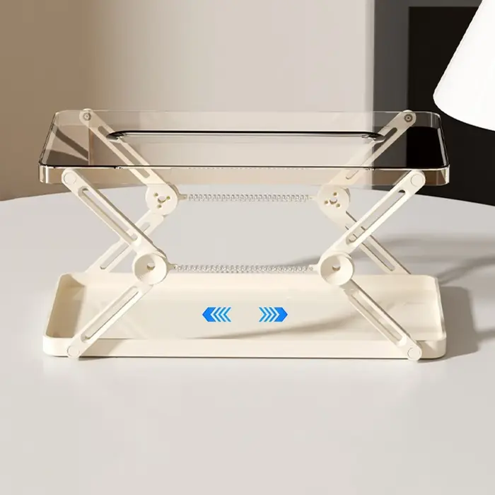 Accessoire domestique pratique : boîte à mouchoirs haute et à ressort pour un usage sur bureau