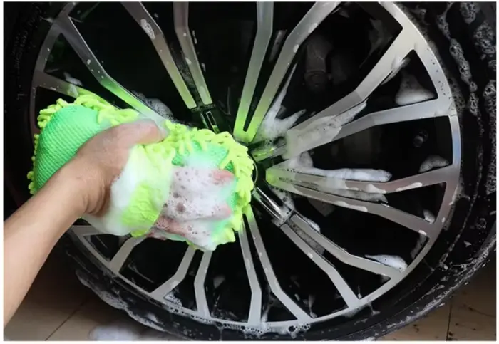 Éponge de lavage de voiture en microfibre