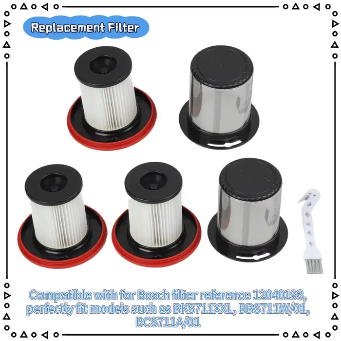 Filtre 12040193 pour aspirateur sans fil Bosch Unlimited série 7