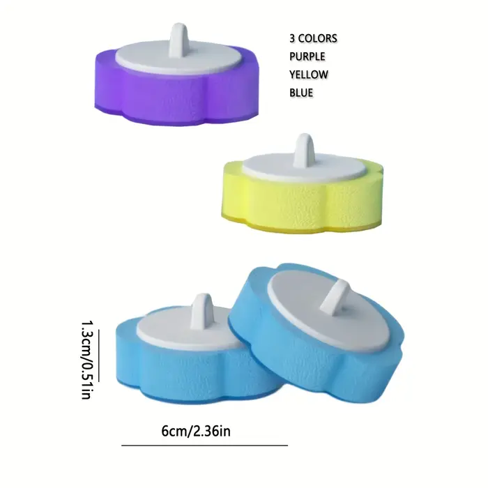 Têtes de brosse de toilette jetables