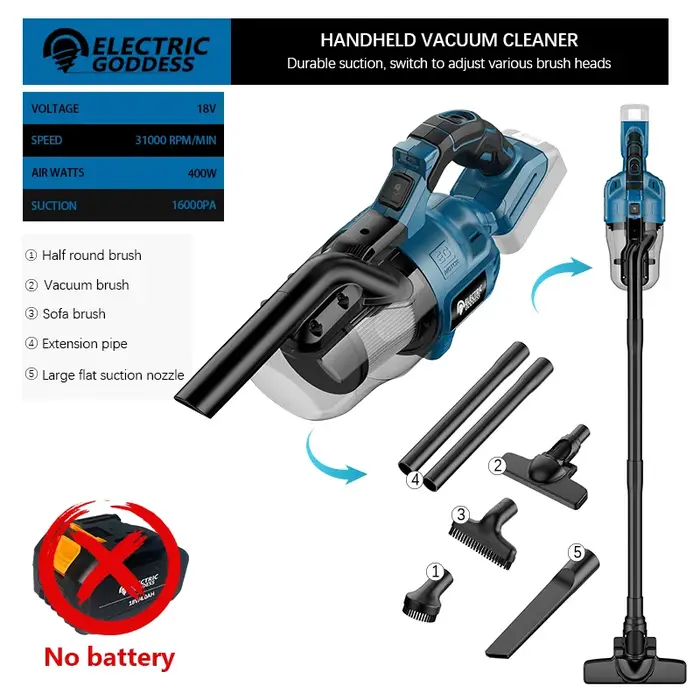 Makita – aspirateur électrique 5 en 1