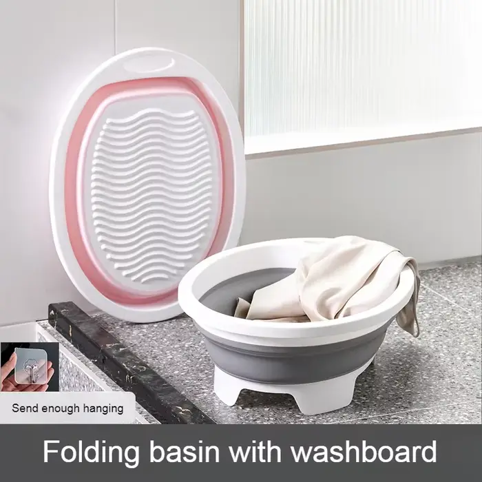 Seau de lavage pliable