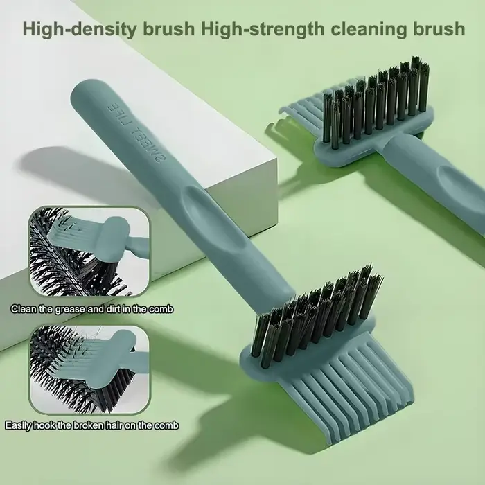 Outil de nettoyage de peigne à cheveux et de brosse à double Action