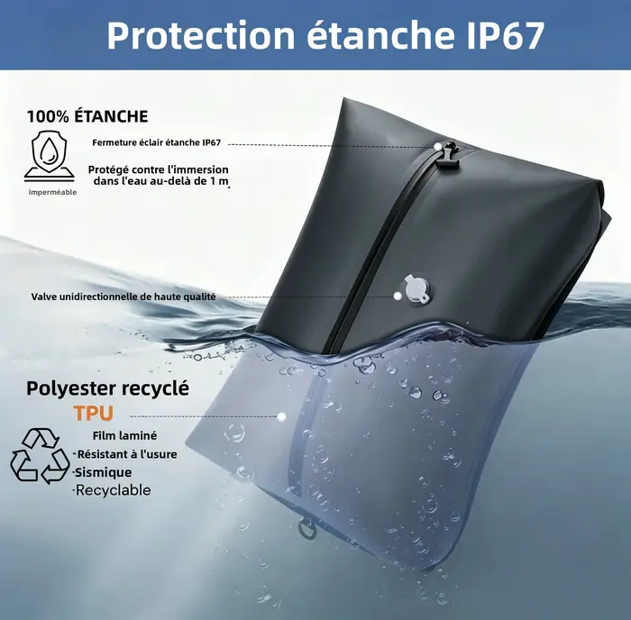 Sacs de compression sous vide pour bagages de voyage