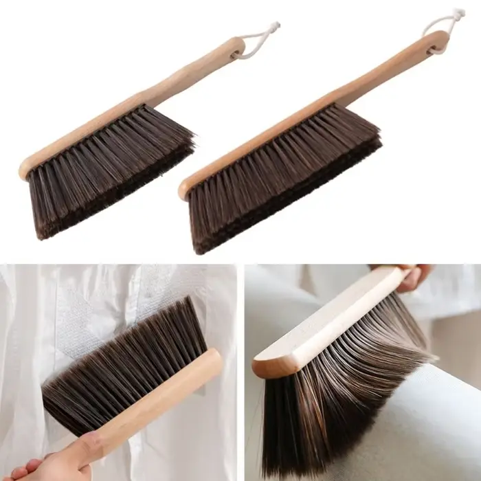 Brosse à poils en bois naturel