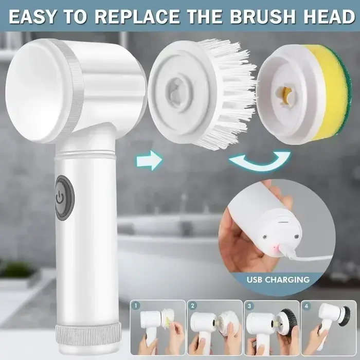 Brosses de nettoyage électriques domestiques