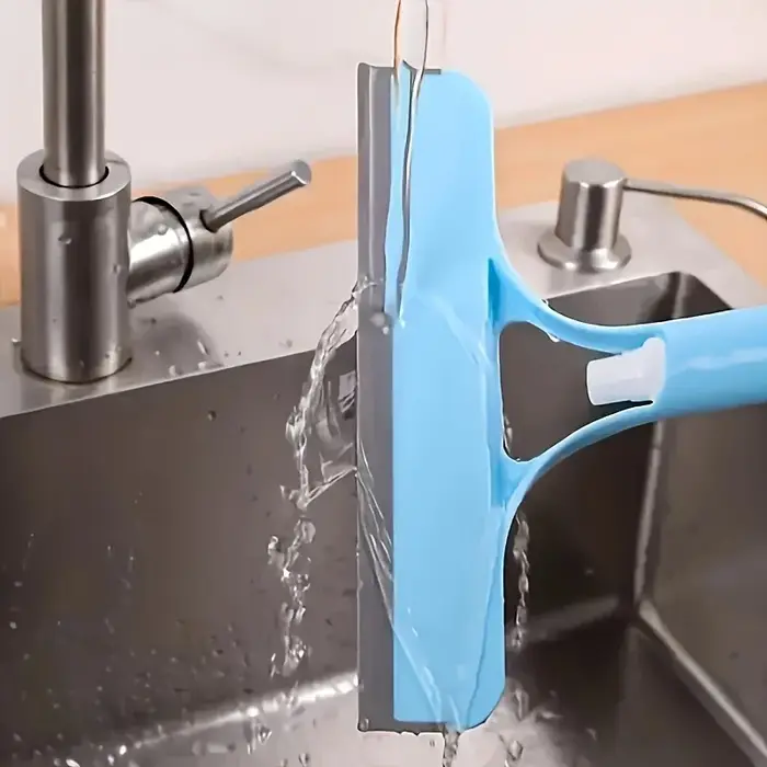 [Nettoyeur de vitres 3-en-1] 1 pièce Nettoyeur de vitres multifonctionnel 3-en-1 avec fonction de pulvérisation | Nettoyeur de vitres, carreaux et pare-brise de voiture portable