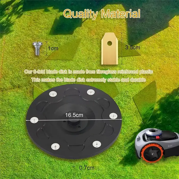 NOUVEAU - EN STOCK - Pour tondeuse robotisée Segway - Compatible avec Navimow I105E - Ensemble de disques de coupe -