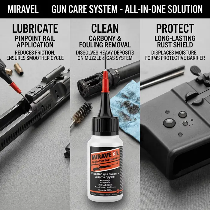Huile de nettoyage et de protection pour armes CLP 30ml