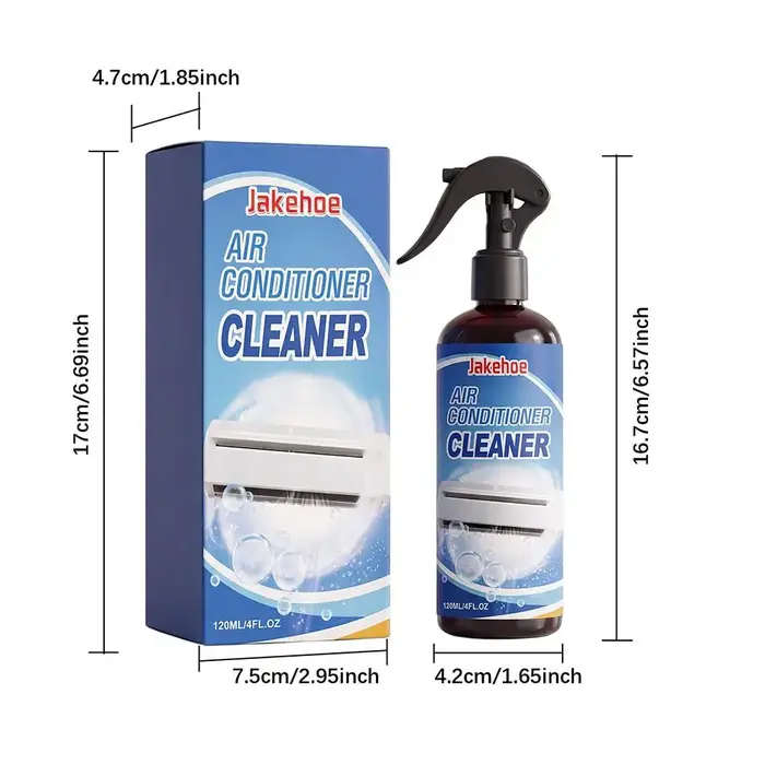 Nettoyant Désodorisant pour Climatiseur, Nettoyant pour Radiateurs et Ventilateurs, Mousse Nettoyante pour Bobines, Spray Nettoyant pour Climatiseur Domestique