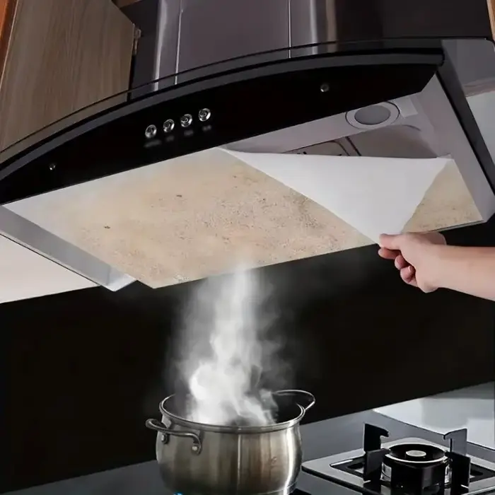 Filtres de hotte aspirante robustes - Couvertures en maille absorbant l'huile pour la ventilation de cuisine