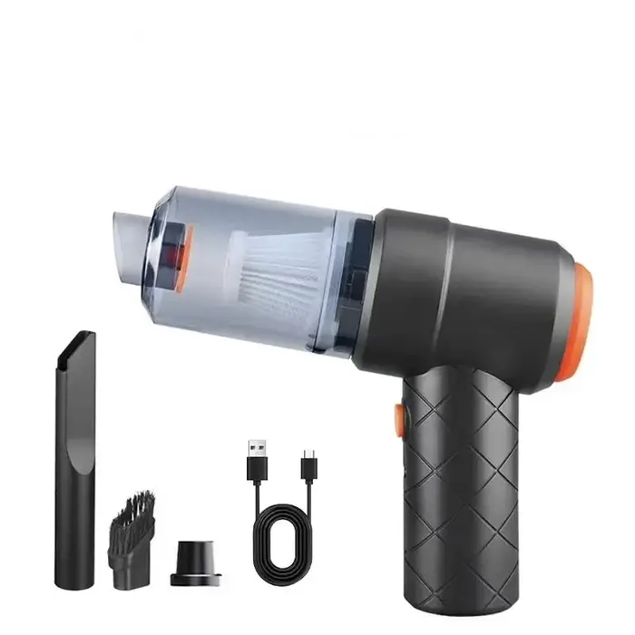 Aspirateur souffleur 2-en-1 sans fil rechargeable haute puissance, portable, pour voiture et intérie