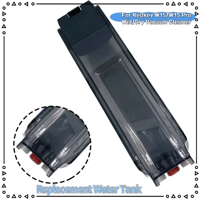 Réservoir d'eau propre pour aspirateur humide/sec Redkey W15/W15 Pro, pièces de rechange/accessoires