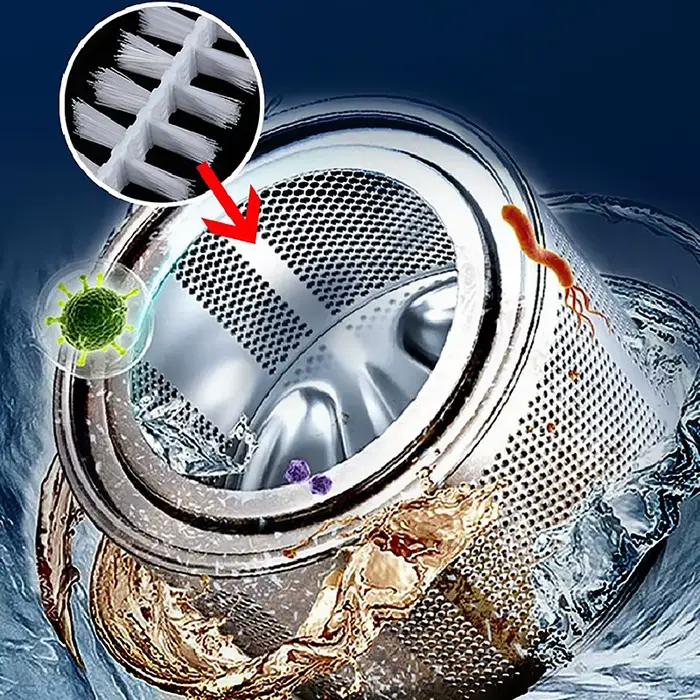 Brosse de nettoyage pour machine à laver et sèche-linge