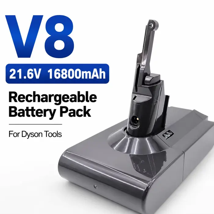 Batterie Li-ion rechargeable pour aspirateur Dyson V6 V7 V8 V10 21.6V 25.2V Haute capacité Compatible avec les outils Dyson