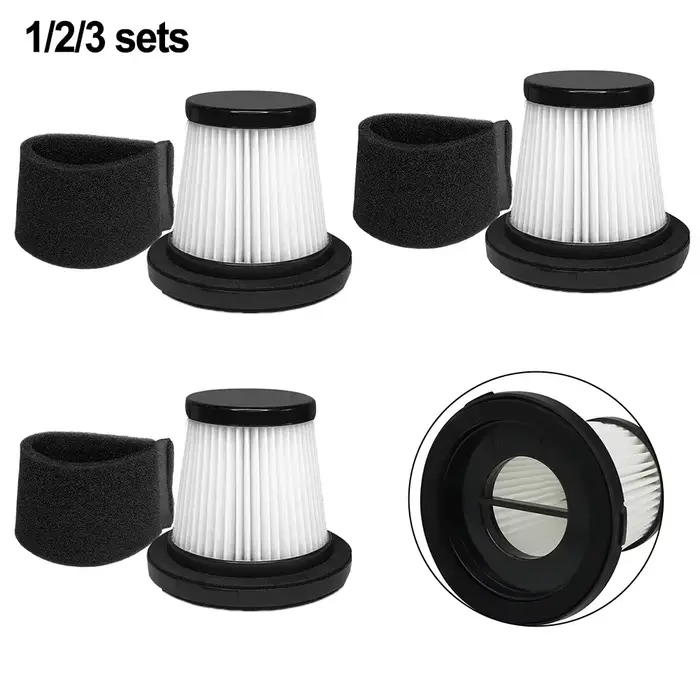 1/2/4 ensembles pour filtre Morse lavable et réutilisable pour accessoires d'aspirateur ménager Mors
