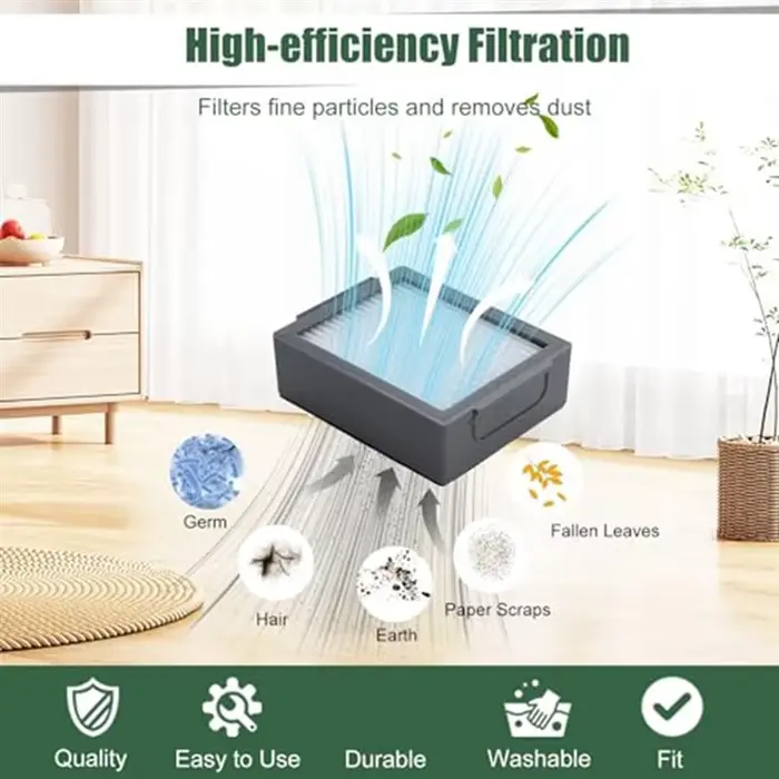 Pour Irobot Roomba I7 + I3 I4 + I6 I6 + I8 I8 + brosses en caoutchouc accessoires pour aspirateur