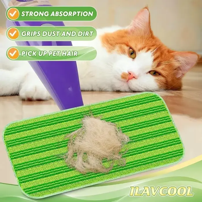 Tampons de vadrouille réutilisables en microcarence