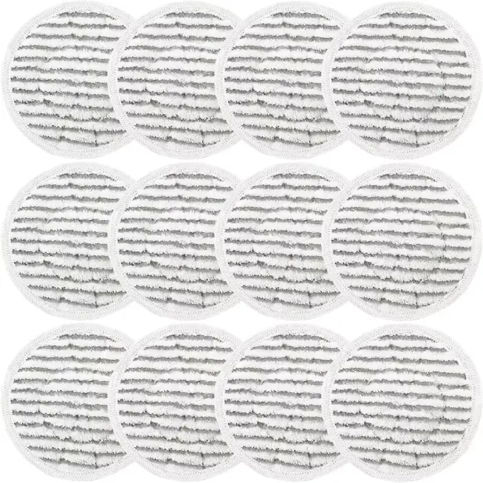 Lot de 12 tampons de rechange pour balai vapeur Shark, pour nettoyage et désinfection tout-en-un