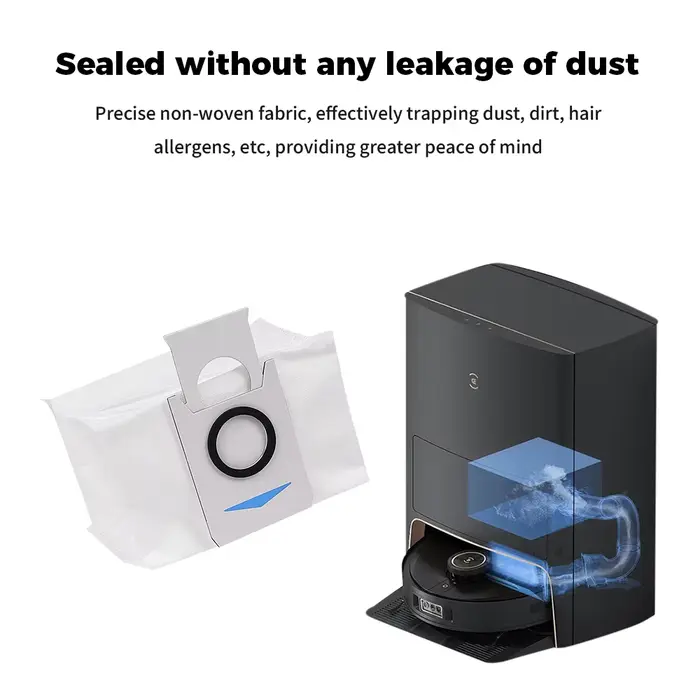 Pièces de sacs à poussière pour aspirateur robot Ecovacs Deebot X1 OMNI T10