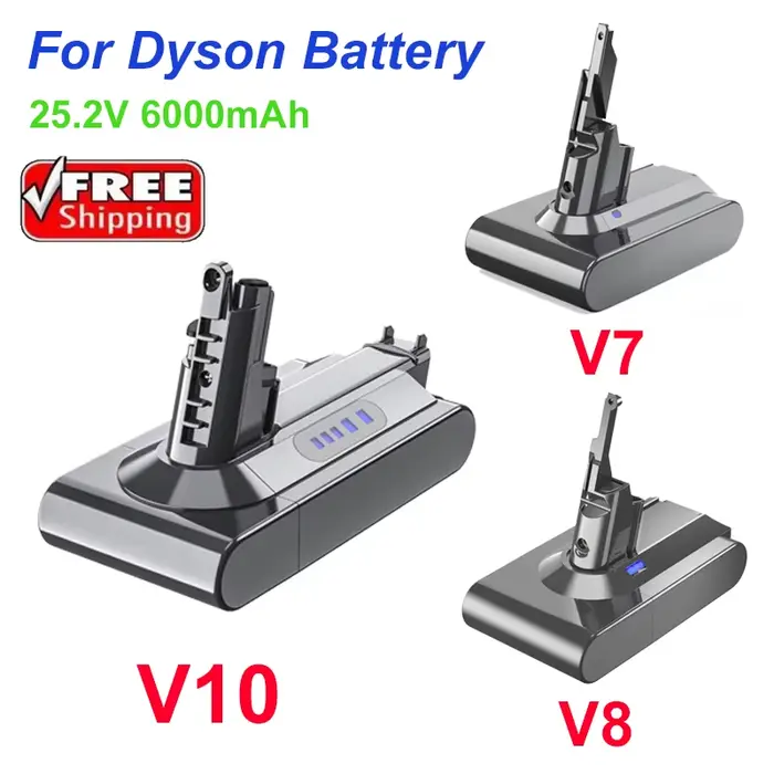 6000mAh 25.2V pour Dyson V10 batterie