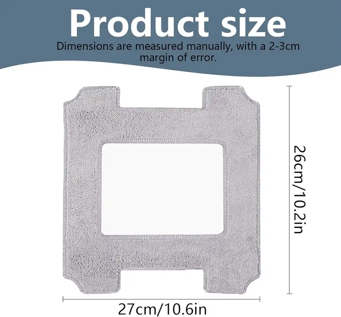 Chiffon de nettoyage en coton microfibre lavable pour robot aspirateur de fenêtres Ecovacs Winbot W1 W2 Omni pièces de rechange pour vitres