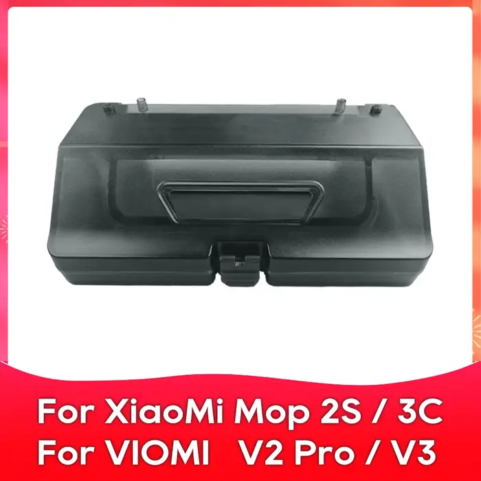 Réservoir d’eau 2 en 1 avec bac à poussière compatible avec Xiaomi Mijia Mop 2S / Mop Pro STYJ02YM / S10 / S12 / 3C