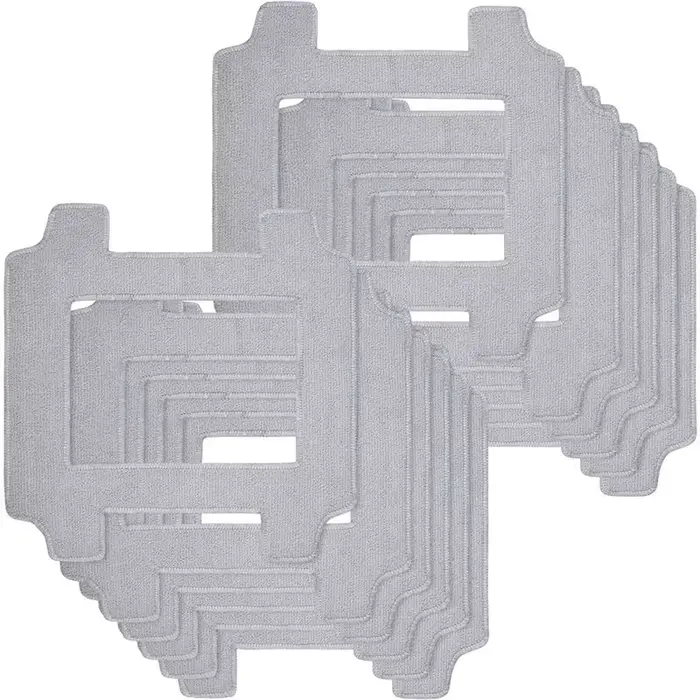 B64B-12 Pack Machine à laver chiffons de nettoyage en microfibre pour Ecovacs Winbot W2S/W2S Omni fe