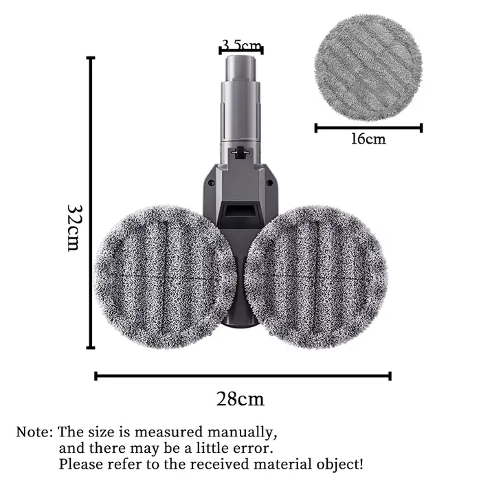 Pour Dyson V7 V8 V10 V11 V15 aspirateur vadrouille fixation avec réservoir d'eau amovible électrique tête de nettoyage humide et sec