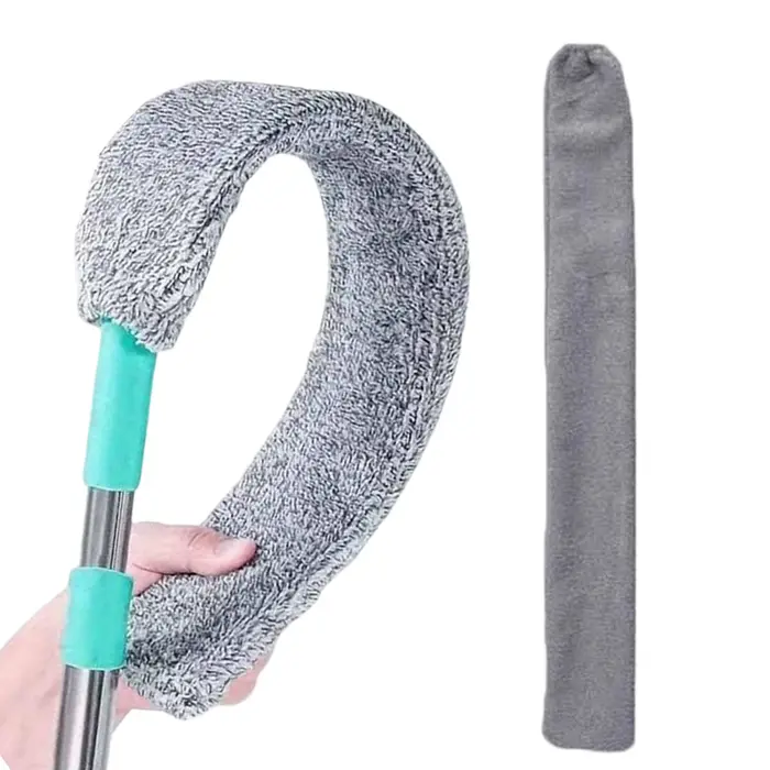 Balai à poussière plat extensible à long manche