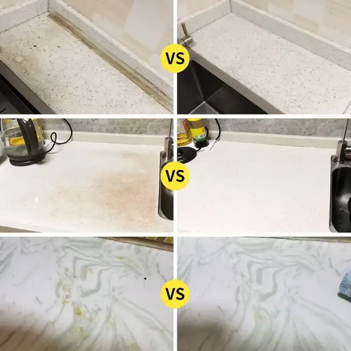 Dissolvant de taches de pierre