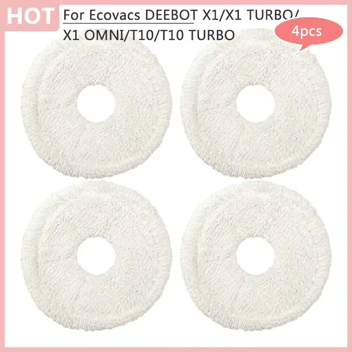 Pièces de rechange pour aspirateur robot Ecovacs DEEBOT T10 TURBO T10, chiffon de nettoyage, support
