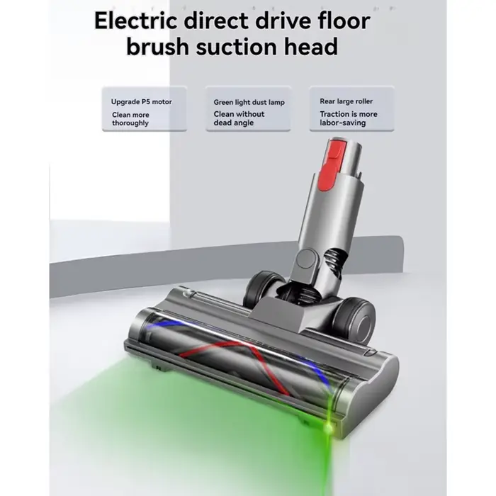 Tête de brosse à entraînement direct pour aspirateur Dyson V7