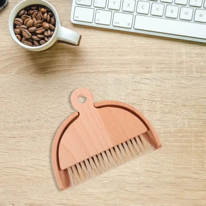 1 ensemble mini balai et pelle compact pour bureau