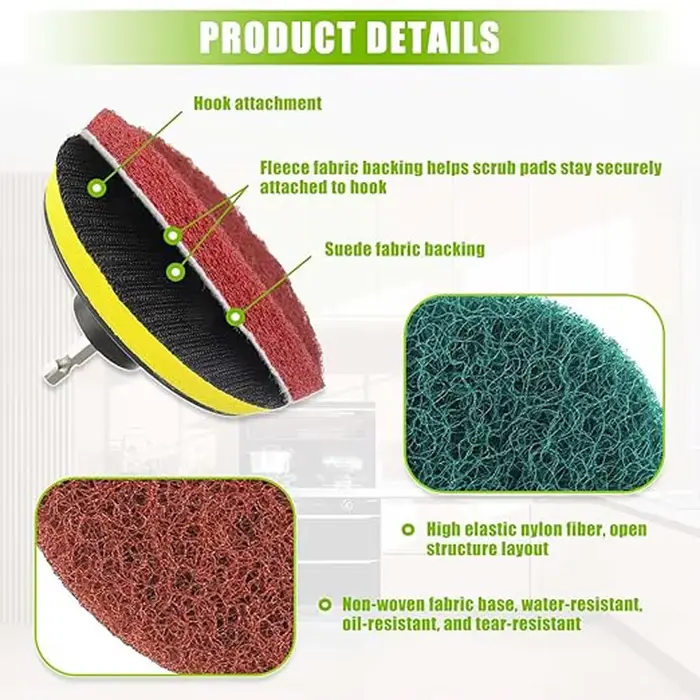 Kit de brosses pour perceuse électrique de voiture
