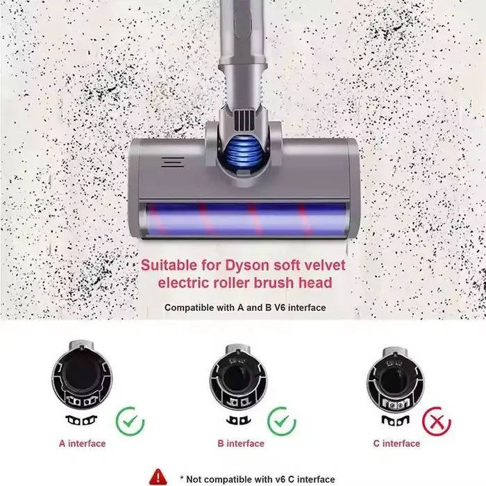 Outil de tête de brosse de sol pour aspirateur Dyson V6 DC58 DC59 DC61 DC62