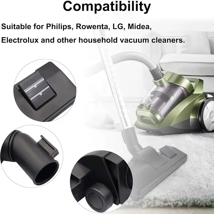 Tête de brosse universelle pour aspirateur de sol