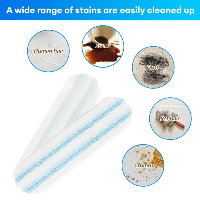 Tampons de rechange pour balai plat Vileda H2prO / 0-Cedar H2prO