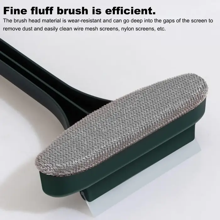 Brosse de nettoyage pour moustiquaire, lavable, pour éliminer la poussière et les saletés, idéale pour les portes de patio et les moustiquaires de porche