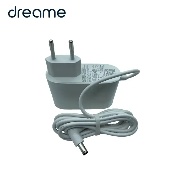 Chargeur d'origine avec prise EU pour aspirateur Dreame V9/ V10/ V11/ V12/ T10/ T20/ R10/ M12/ M13/ M14/ H12