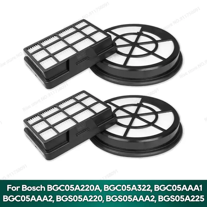 Filtre compatible avec Bosch BGC05A220A BGC05A322 BGC05AAA1 BGC05AAA2 BGC05X20GB