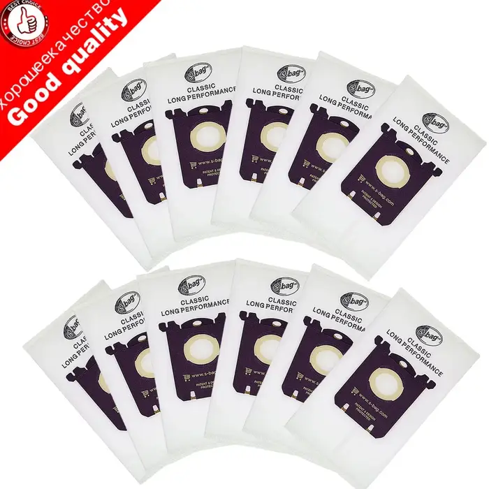 Sac à poussière pour aspirateur, 12 pièces, pour s-bag pour Philips Electrolux FC8202 FC8204 FC9087 