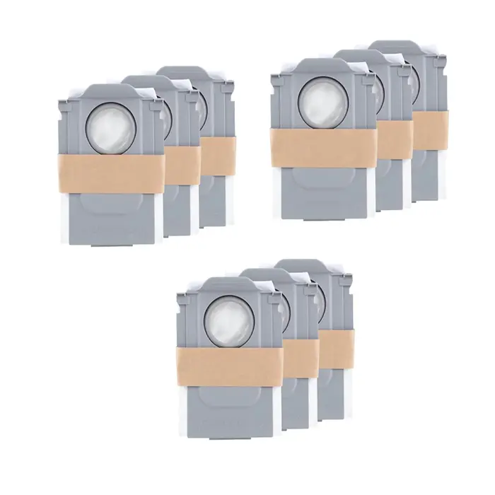 Original Roborock s8 maxv ultra/qrevo curv/série QRevo/saros 10r/saros 10 sacs à poussière accessoires sac