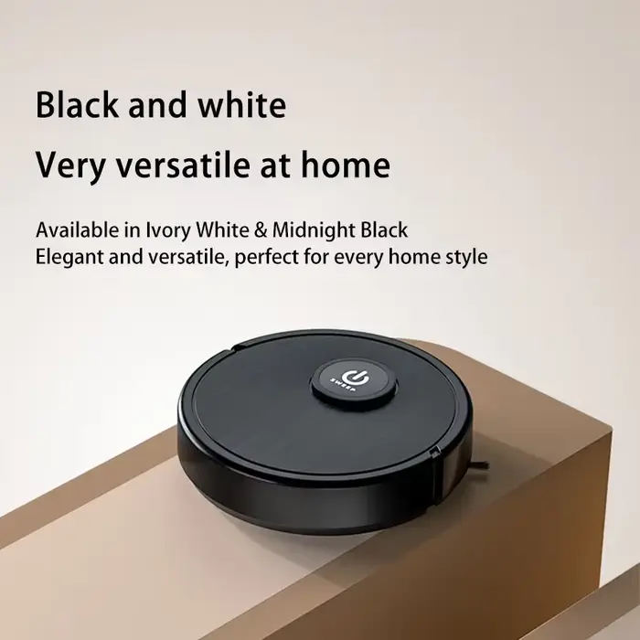 Robot Aspirateur Intelligent 3-en-1 6000Pa Forte Aspiration Balayage Lavage Recharge USB Navigation Laser Poils d'Animaux Sols Durs Nouveauté 2026