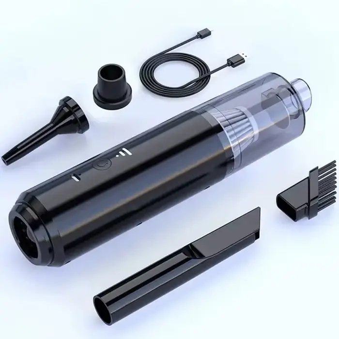 Ensemble de collecteur de poussière pour voiture à aspiration puissante, aspirateur à main sans fil 