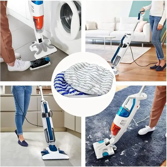 Tampons de vadrouille pour Rowenta Clean & Steam ZR850002 ZR005801 ZR005804 RY7/RY8, chiffons en microfibre pour le nettoyage et