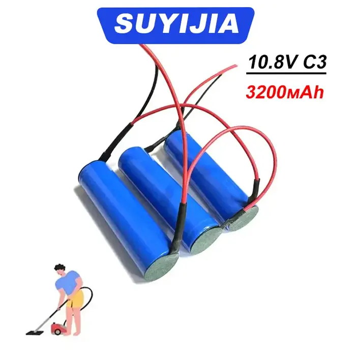 Batterie au Lithium Rechargeable 18V 14.4V 10.8V C5/C4/C3 18650 pour Electrolux ZB2904X ZB3104 EL2050 Type pour aspirateurs